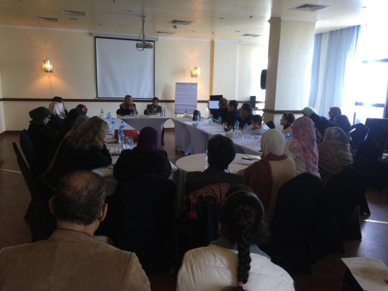 Meeting with children, parents and goverments