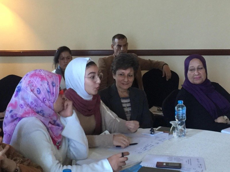 Meeting with children, parents and goverments